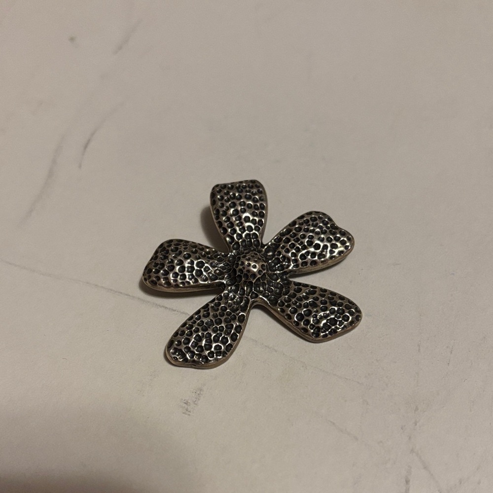 Silpada Silver Flower Pendant Necklace Charm - Women Jewelry